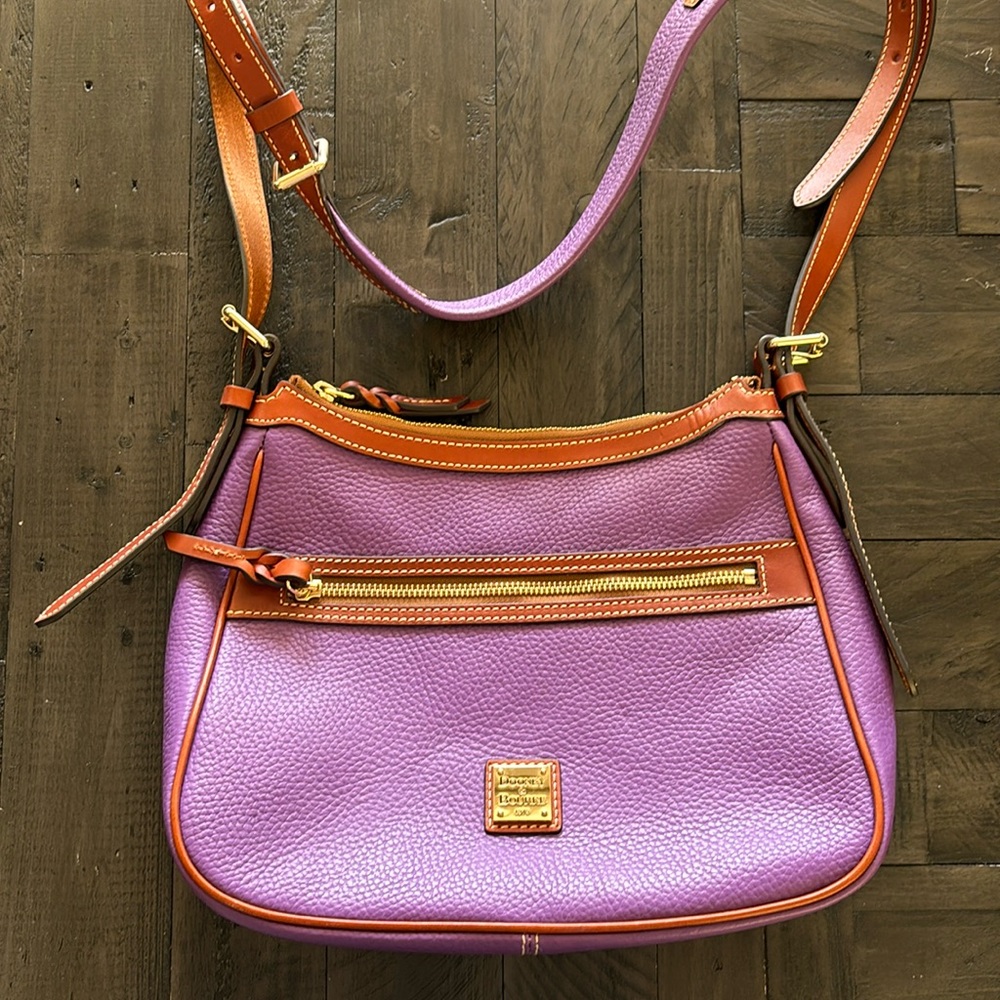Purple Dooney and Bourke purse
